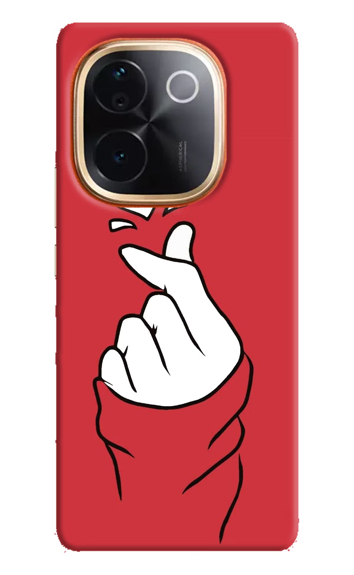 Korean Love Sign IQOO Z9S Pro 5G Hard Case Back Cover by Casekaro