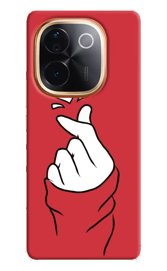 Korean Love Sign IQOO Z9S Pro 5G Hard Case Back Cover by Casekaro