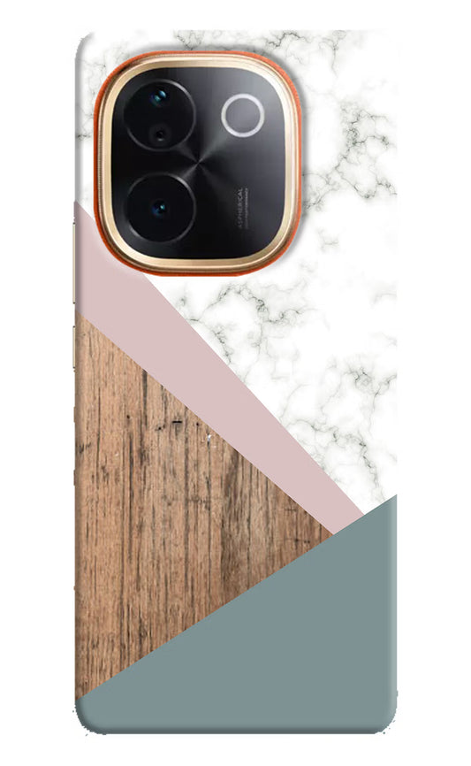 Marble wood Abstract IQOO Z9S Pro 5G Hard Case Back Cover by Casekaro