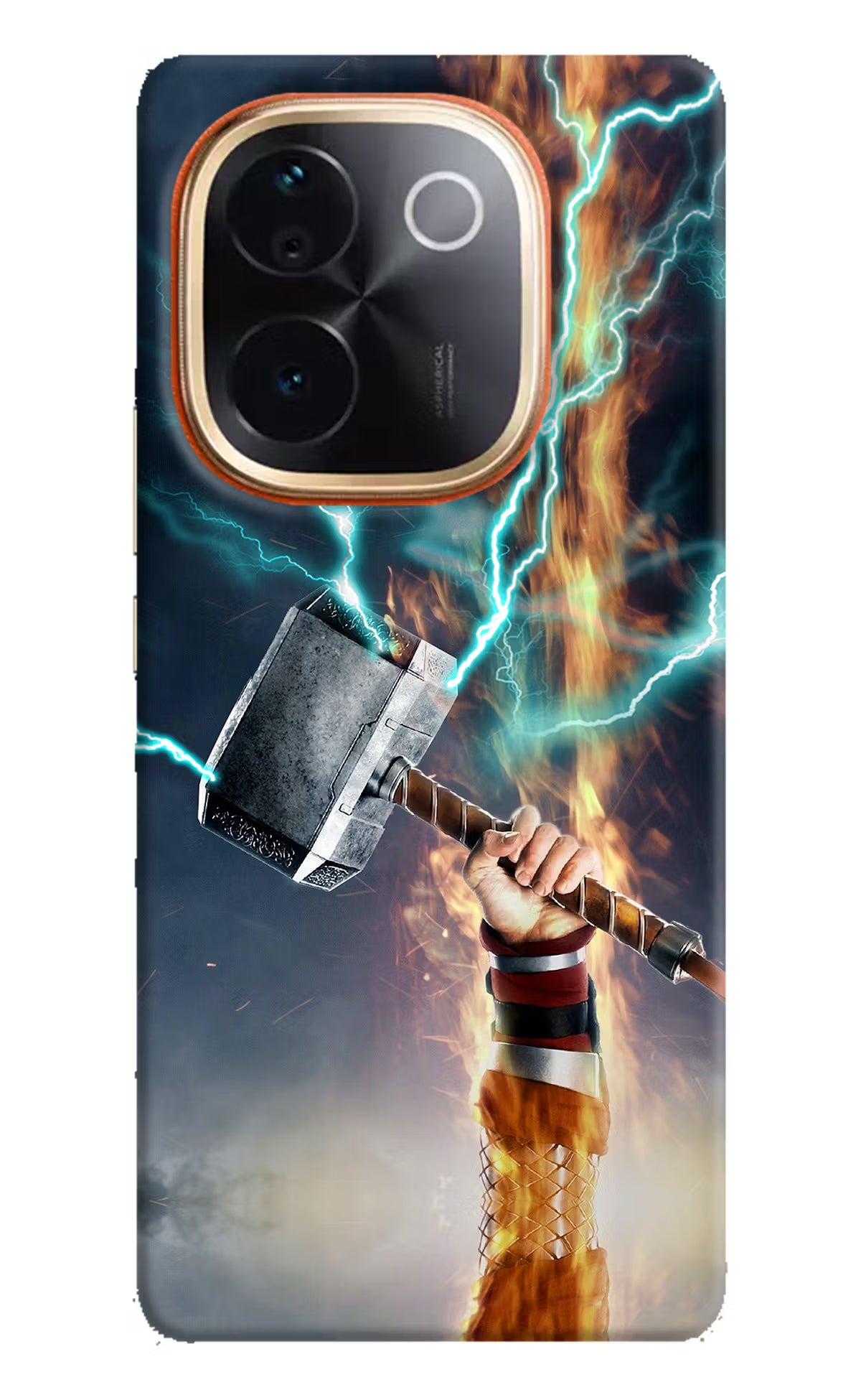 Thor Hammer Mjolnir IQOO Z9S Pro 5G Hard Case Back Cover by Casekaro