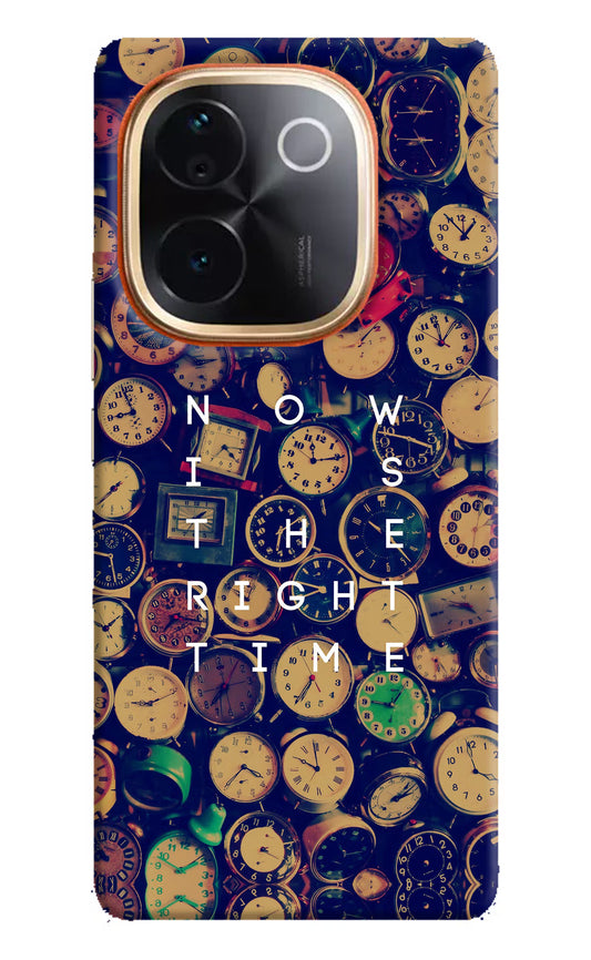 Now is the Right Time Quote IQOO Z9S Pro 5G Hard Case Back Cover by Casekaro