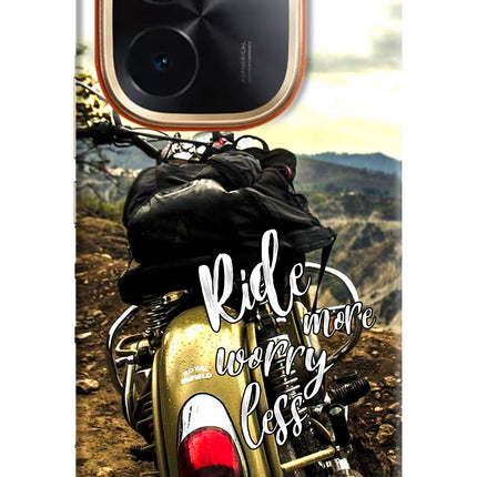 Ride More Worry Less IQOO Z9S Pro 5G Hard Case Back Cover by Casekaro