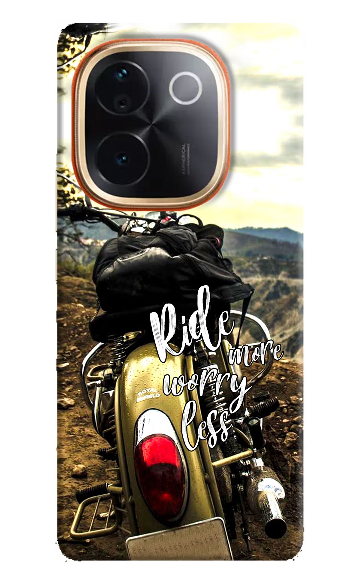 Ride More Worry Less IQOO Z9S Pro 5G Hard Case Back Cover by Casekaro