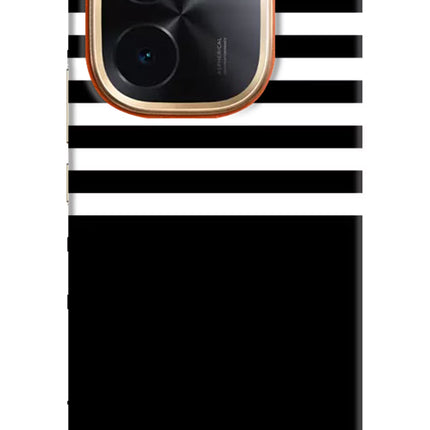Black and White Print IQOO Z9S Pro 5G Hard Case Back Cover by Casekaro