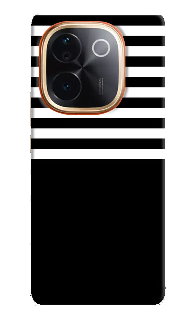 Black and White Print IQOO Z9S Pro 5G Hard Case Back Cover by Casekaro