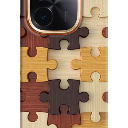 Wooden Puzzle IQOO Z9S Pro 5G Hard Case Back Cover by Casekaro