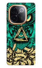 Green Owl IQOO Z9S Pro 5G Hard Case Back Cover by Casekaro