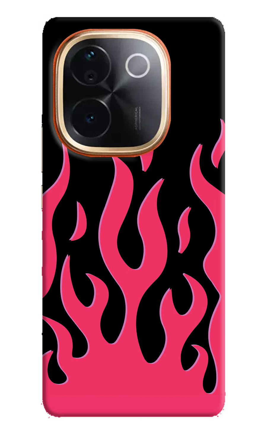 Fire Flames IQOO Z9S Pro 5G Back Cover, Hard case