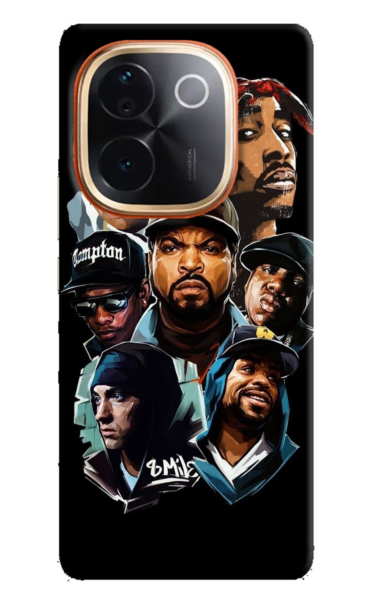 Rappers IQOO Z9S Pro 5G Hard Case Back Cover by Casekaro