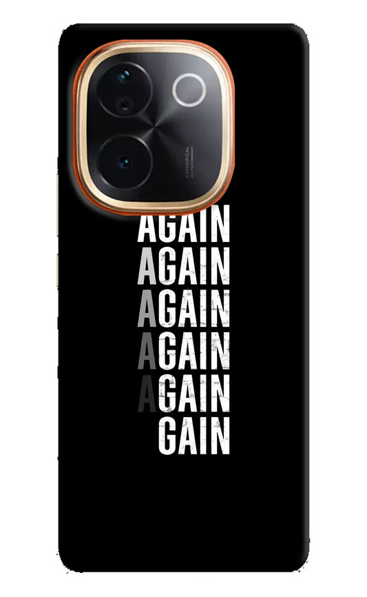 Again Again Gain IQOO Z9S Pro 5G Hard Case Back Cover by Casekaro