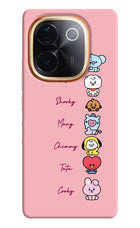 BTS names IQOO Z9S Pro 5G Hard Case Back Cover by Casekaro