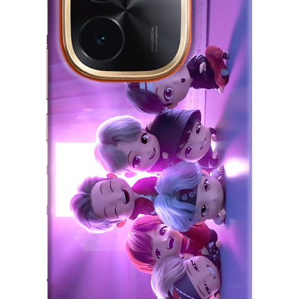 BTS Chibi IQOO Z9S Pro 5G Hard Case Back Cover by Casekaro
