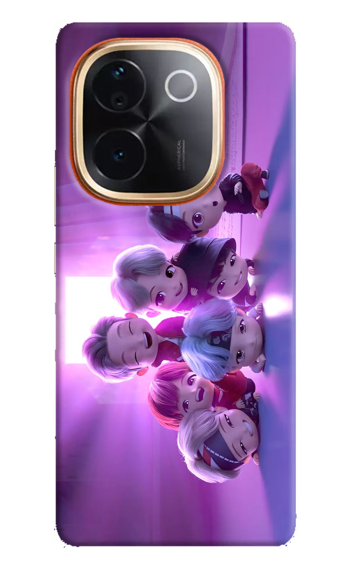BTS Chibi IQOO Z9S Pro 5G Hard Case Back Cover by Casekaro