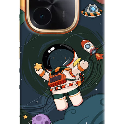 Cartoon Astronaut IQOO Z9S Pro 5G Hard Case Back Cover by Casekaro