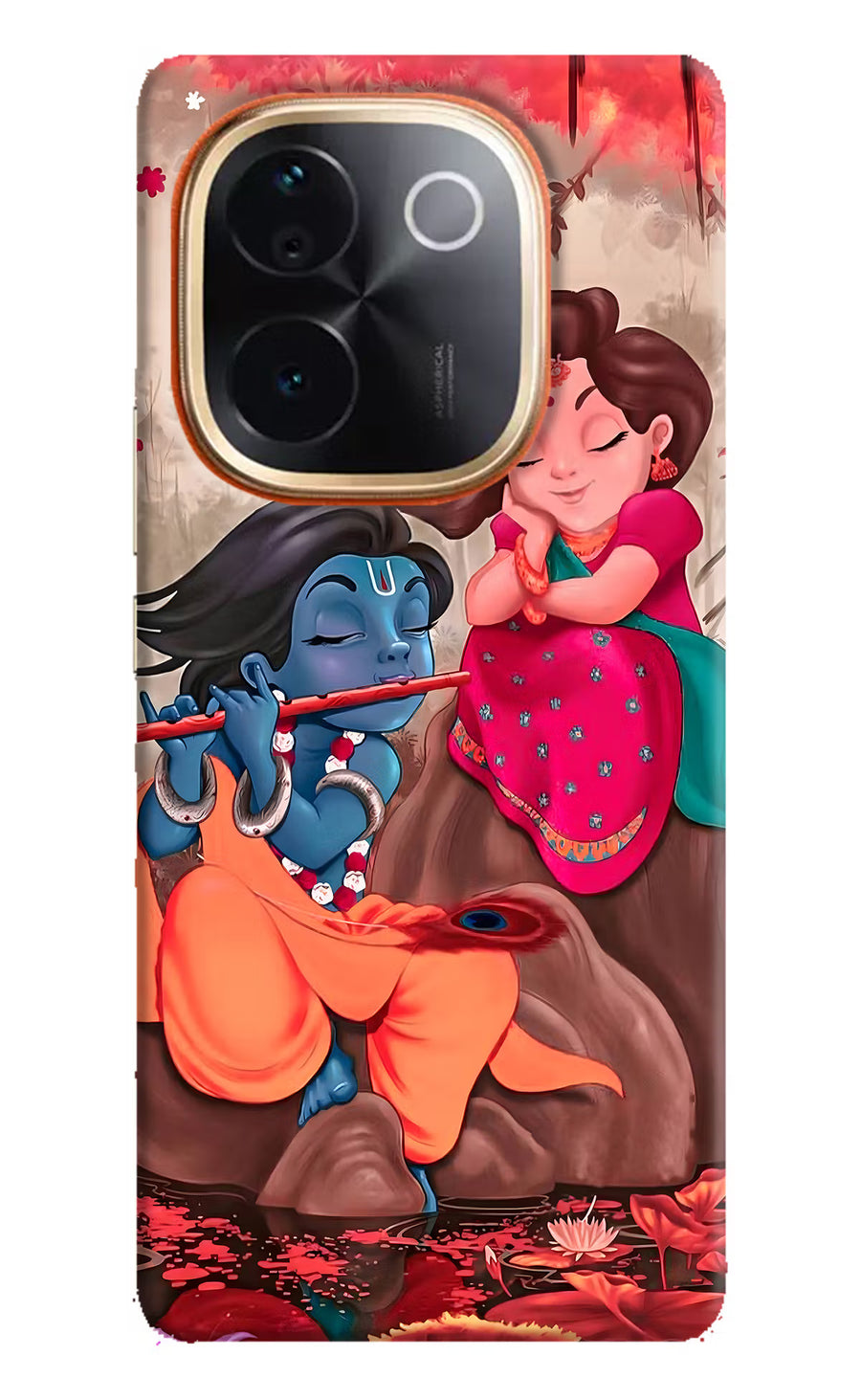 Radhe Krishna IQOO Z9S Pro 5G Back Cover, Hard case