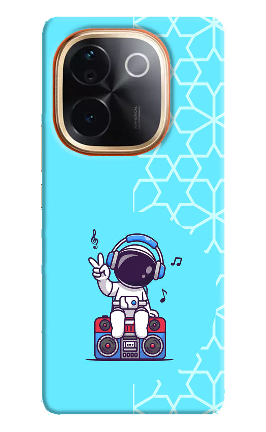 Cute Astronaut Chilling IQOO Z9S Pro 5G Hard Case Back Cover by Casekaro