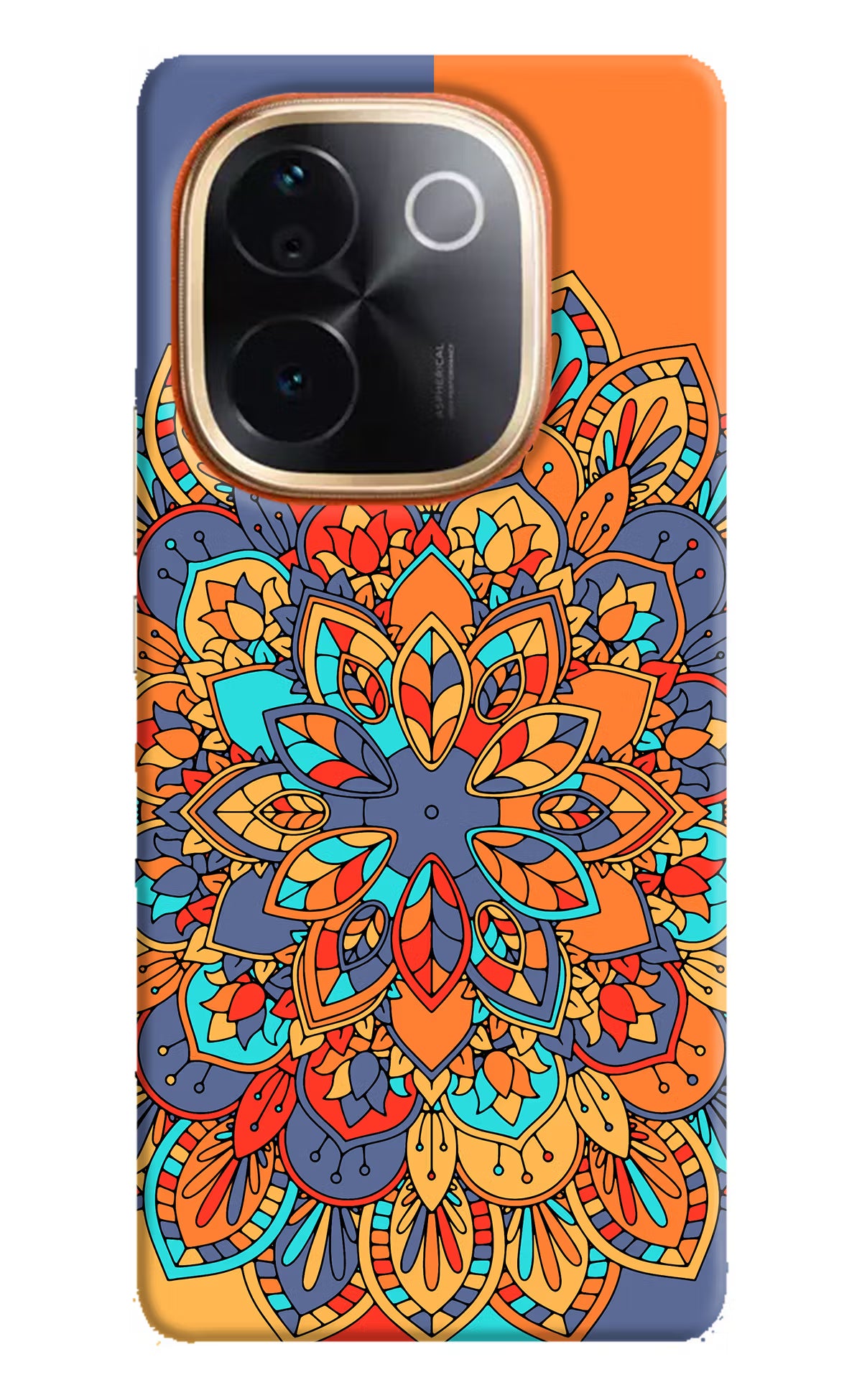 Color Mandala IQOO Z9S Pro 5G Hard Case Back Cover by Casekaro