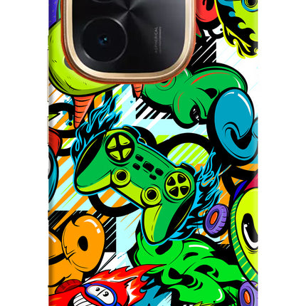 Game Doodle IQOO Z9S Pro 5G Hard Case Back Cover by Casekaro
