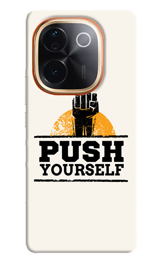 Push Yourself IQOO Z9S Pro 5G Hard Case Back Cover by Casekaro