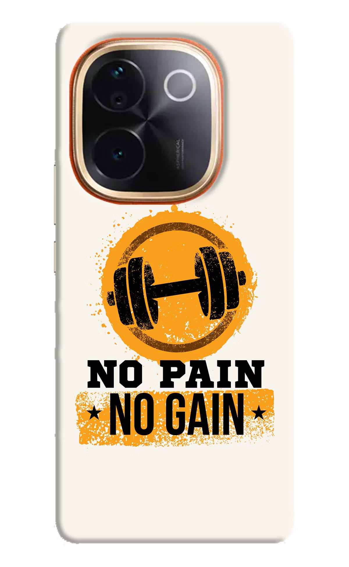 No Pain No Gain IQOO Z9S Pro 5G Hard Case Back Cover by Casekaro