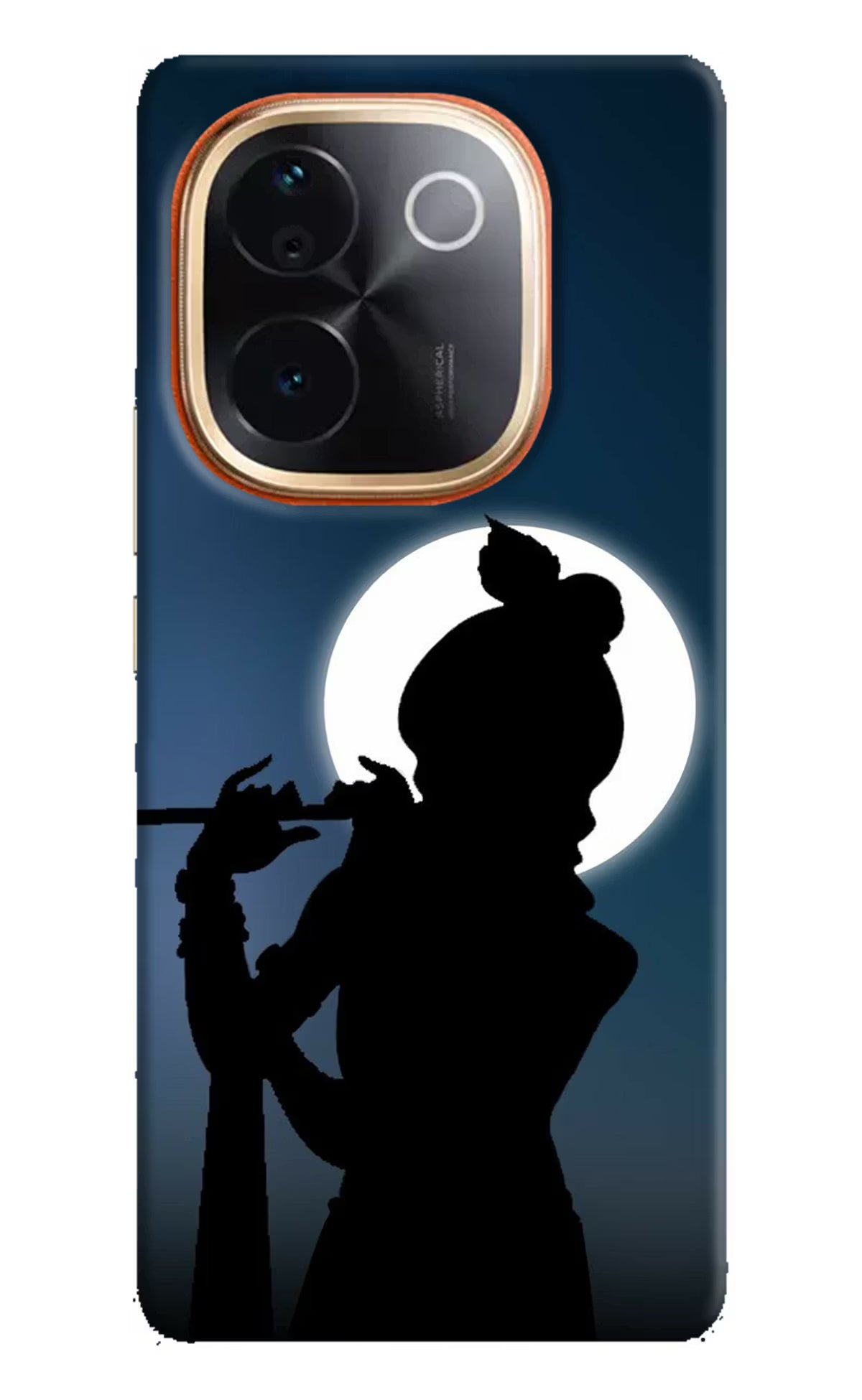 Shri Krishna Silhouette IQOO Z9S Pro 5G Hard Case Back Cover by Casekaro