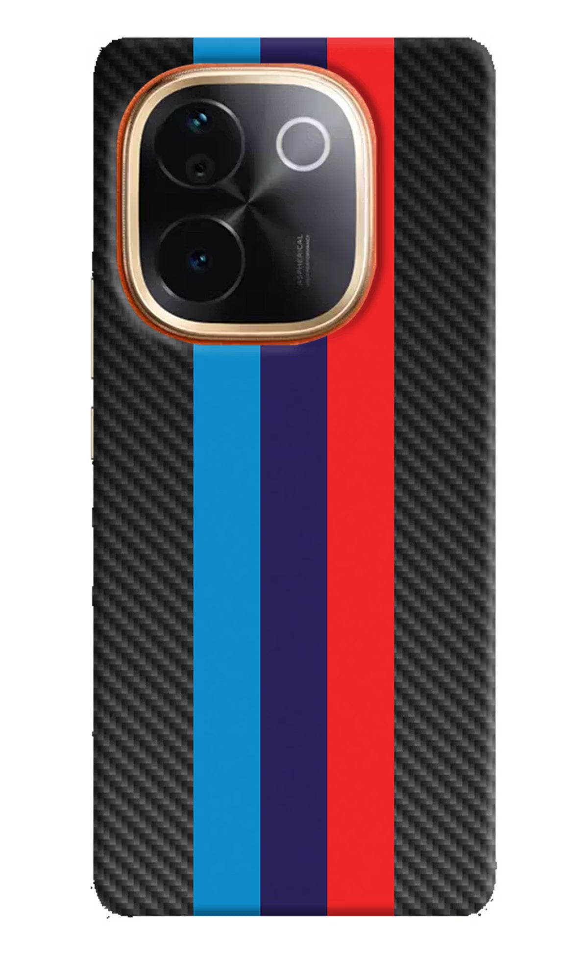 BMW Stripes Pattern IQOO Z9S Pro 5G Hard Case Back Cover by Casekaro