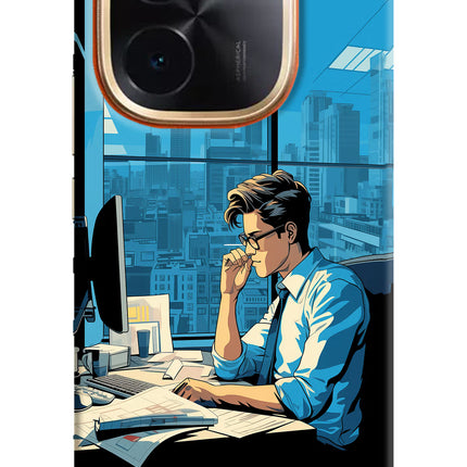 Focused Hustler (AI Generated) IQOO Z9S Pro 5G Hard Case Back Cover by Casekaro