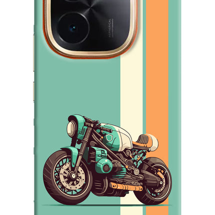 Striped Moto Drift IQOO Z9S Pro 5G Hard Case Back Cover by Casekaro