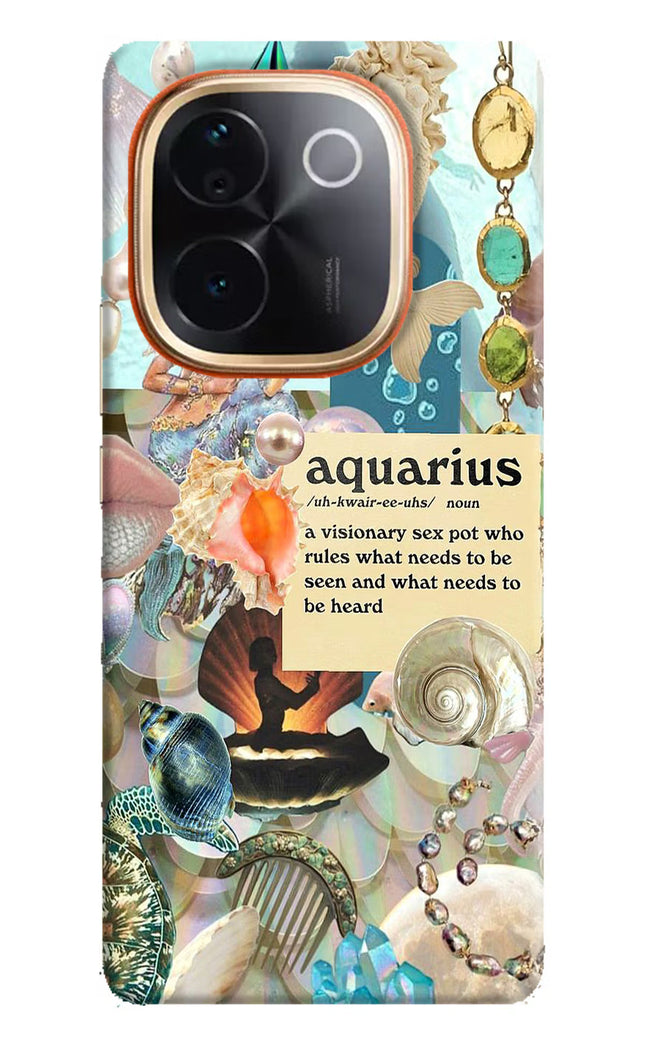 Aquarius Zodiac IQOO Z9S Pro 5G Hard Case Back Cover by Casekaro