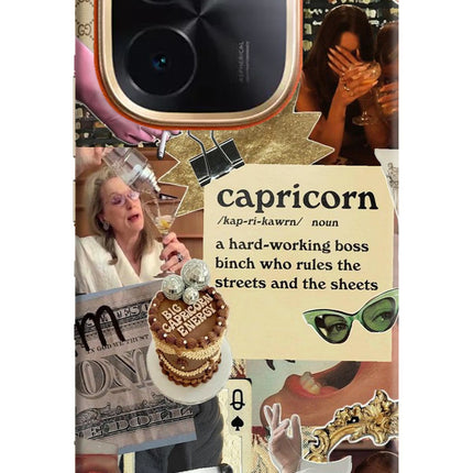 Capricorn Zodiac IQOO Z9S Pro 5G Hard Case Back Cover by Casekaro