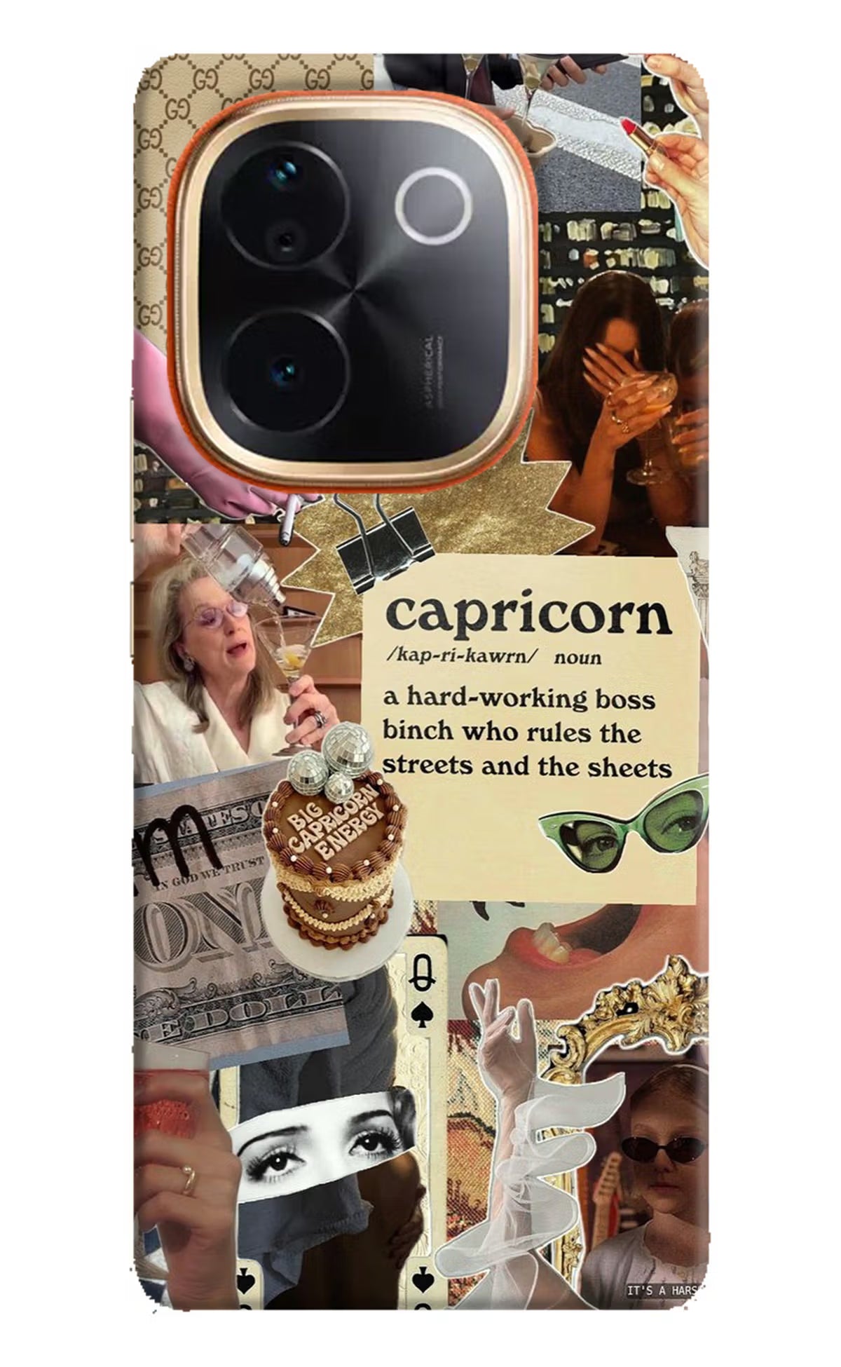 Capricorn Zodiac IQOO Z9S Pro 5G Hard Case Back Cover by Casekaro