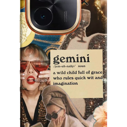 Gemini Zodiac IQOO Z9S Pro 5G Hard Case Back Cover by Casekaro