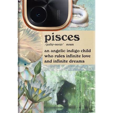 Pisces Zodiac IQOO Z9S Pro 5G Hard Case Back Cover by Casekaro