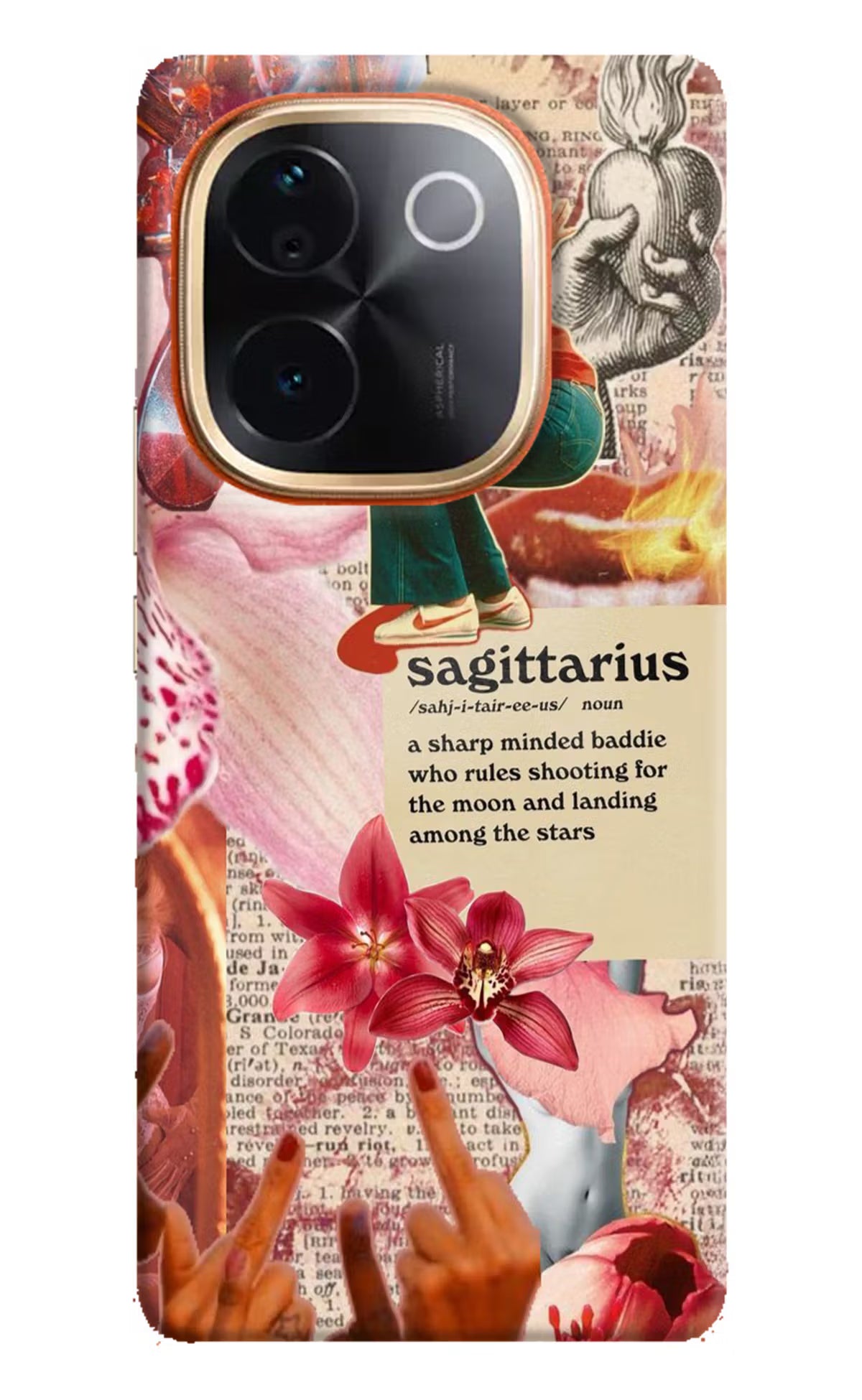 Sagittarius Zodiac IQOO Z9S Pro 5G Hard Case Back Cover by Casekaro