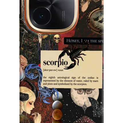 Scorpio Zodiac IQOO Z9S Pro 5G Hard Case Back Cover by Casekaro