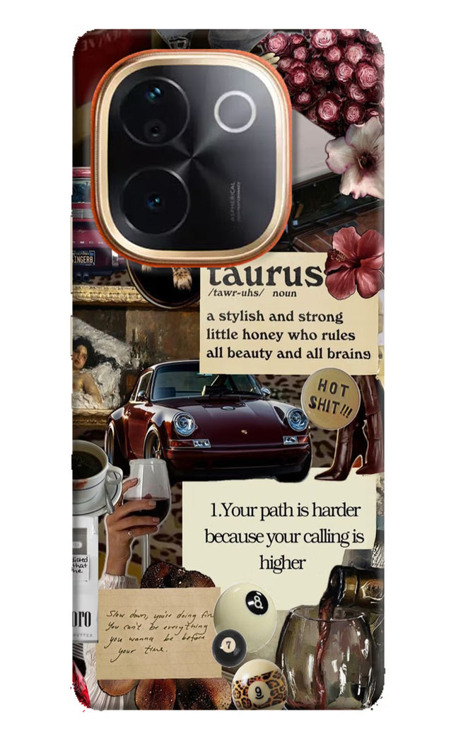 Taurus Zodiac IQOO Z9S Pro 5G Hard Case Back Cover by Casekaro