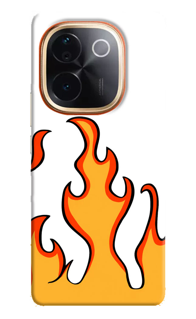 Fired Up – White IQOO Z9S Pro 5G Hard Case Back Cover by Casekaro