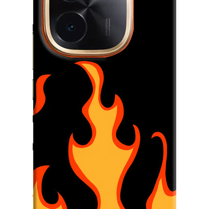Fired Up – Black IQOO Z9S Pro 5G Hard Case Back Cover by Casekaro