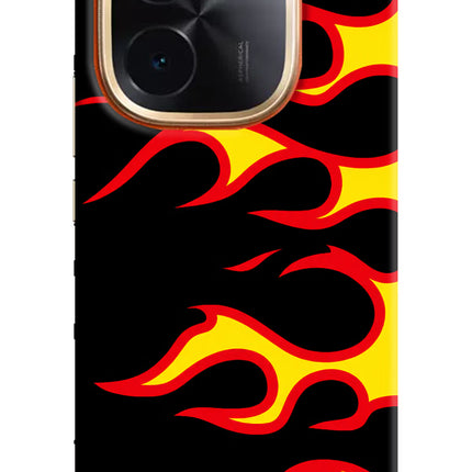 Side Sweep Flames IQOO Z9S Pro 5G Hard Case Back Cover by Casekaro