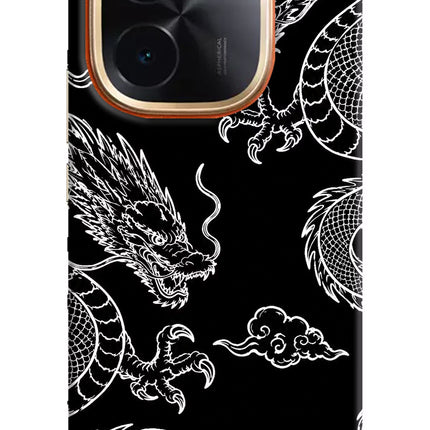 Twin Dragons IQOO Z9S Pro 5G Hard Case Back Cover by Casekaro