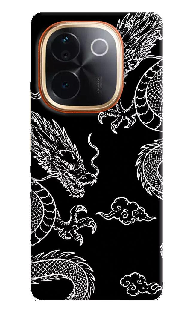 Twin Dragons IQOO Z9S Pro 5G Hard Case Back Cover by Casekaro