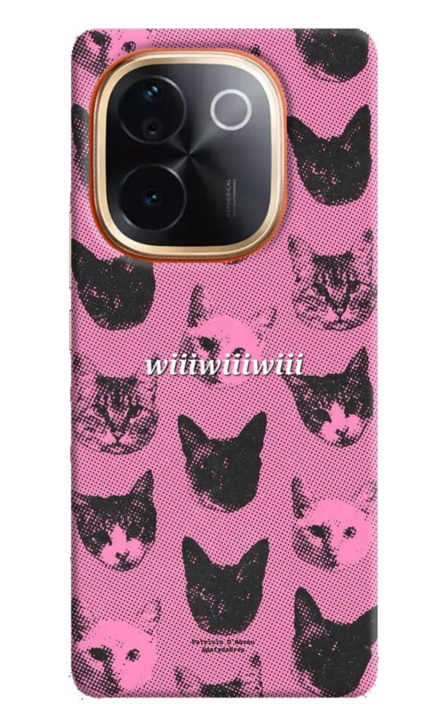 Pink Cats IQOO Z9S Pro 5G Hard Case Back Cover by Casekaro