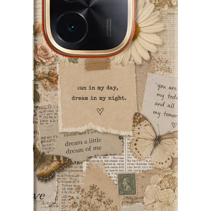 Vintage case IQOO Z9S Pro 5G Hard Case Back Cover by Casekaro