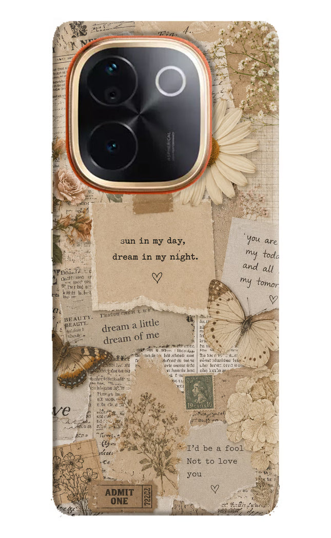 Vintage case IQOO Z9S Pro 5G Hard Case Back Cover by Casekaro
