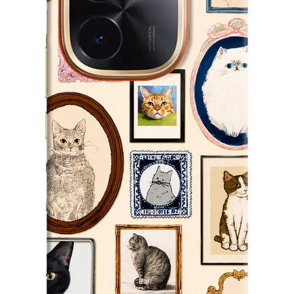 Mirror Cats IQOO Z9S Pro 5G Hard Case Back Cover by Casekaro
