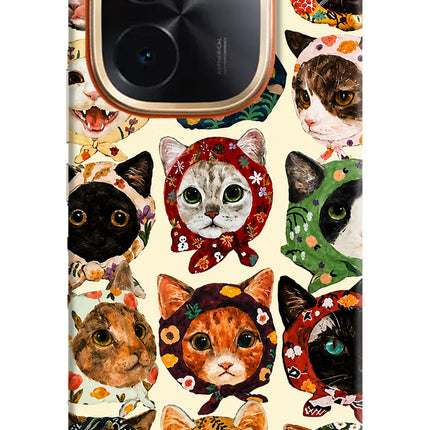 Cool Cat IQOO Z9S Pro 5G Hard Case Back Cover by Casekaro