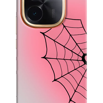 Pink Web IQOO Z9S Pro 5G Hard Case Back Cover by Casekaro