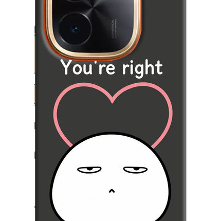 You're Right IQOO Z9S Pro 5G Hard Case Back Cover by Casekaro