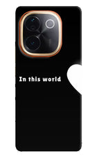 This World IQOO Z9S Pro 5G Hard Case Back Cover by Casekaro