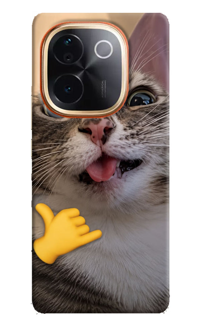 Silly Cat Call IQOO Z9S Pro 5G Hard Case Back Cover by Casekaro